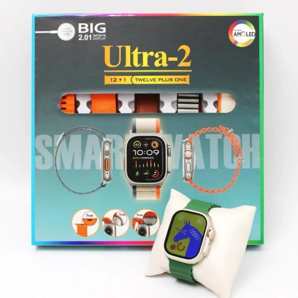 Smart Watch Ultra 12+1 2.01 Big Infinite Display