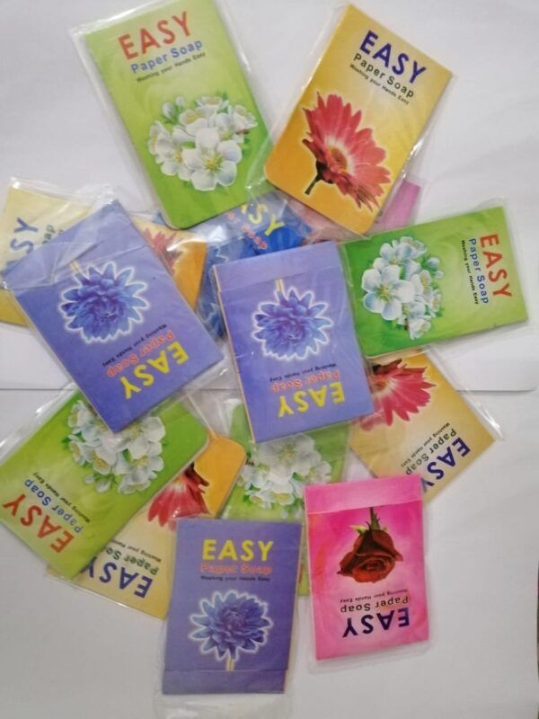 Easy Paper Soap pack of 10 Sachets - Image 2